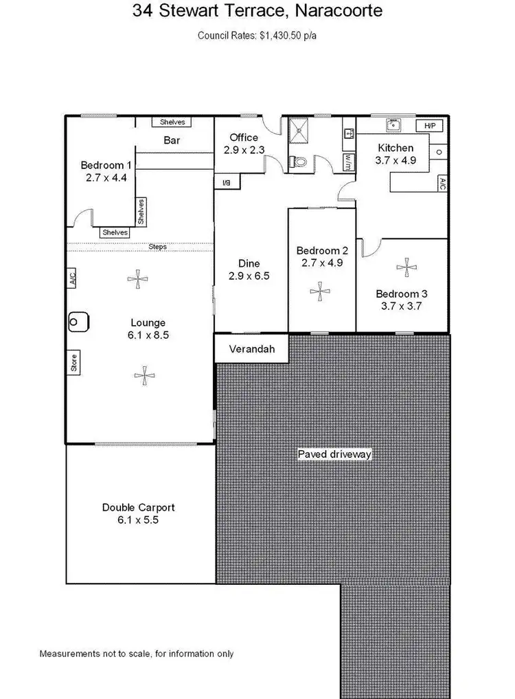 Floorplan of Homely house listing, 34 Stewart Terrace, Naracoorte SA 5271