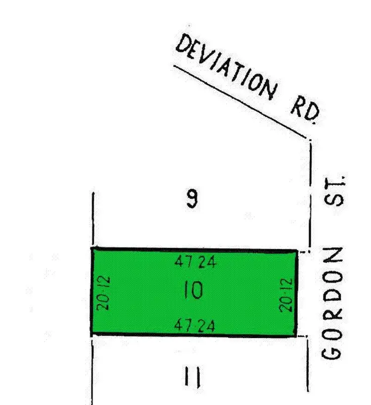 Floorplan of Homely land listing, LOT 10/100 Gordon Street, Naracoorte SA 5271