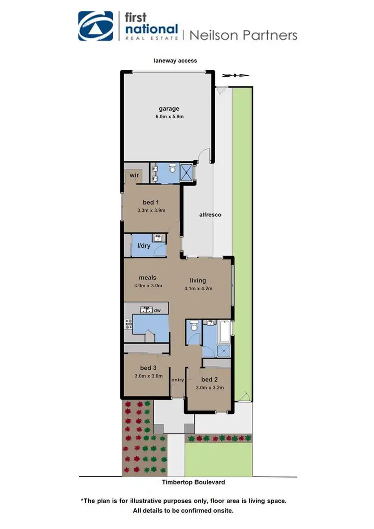 Floorplan of Homely house listing, 19 Timbertop Boulevard, Officer VIC 3809