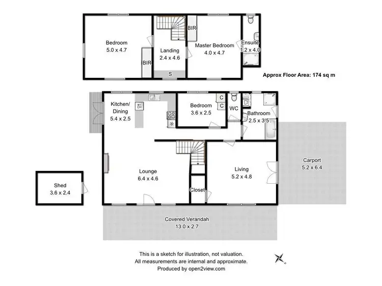 Floorplan of Homely house listing, 55a Agnes Street, Ranelagh TAS 7109