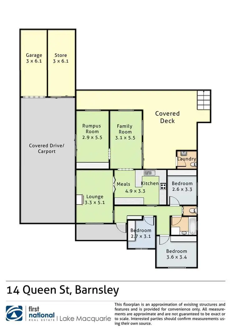 Floorplan of Homely house listing, 14 Queen Street, Barnsley NSW 2278