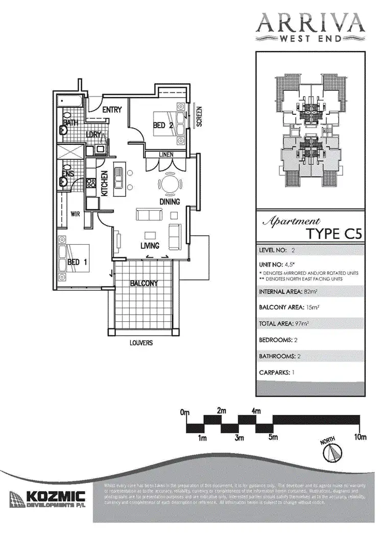 Floorplan of Homely apartment listing, 05/28 Ferry Road, West End QLD 4101