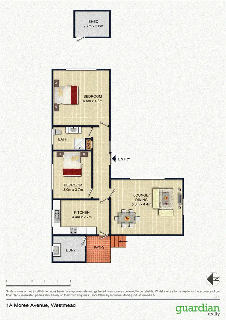 Floorplan of Homely house listing, 1a Moree Avenue, Westmead NSW 2145