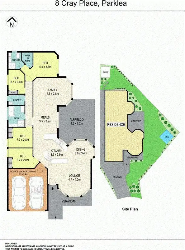 Floorplan of Homely house listing, 8 Cray Place, Parklea NSW 2768