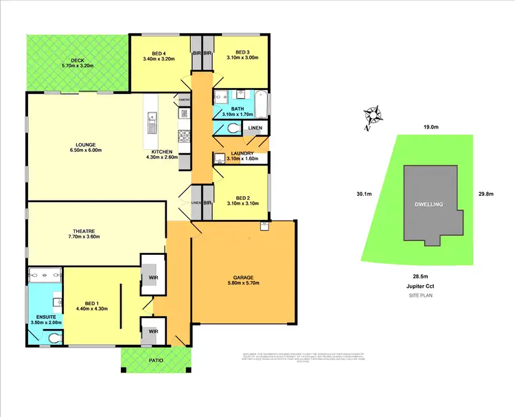 Floorplan of Homely house listing, 29 Jupiter Circuit, Cameron Park NSW 2285