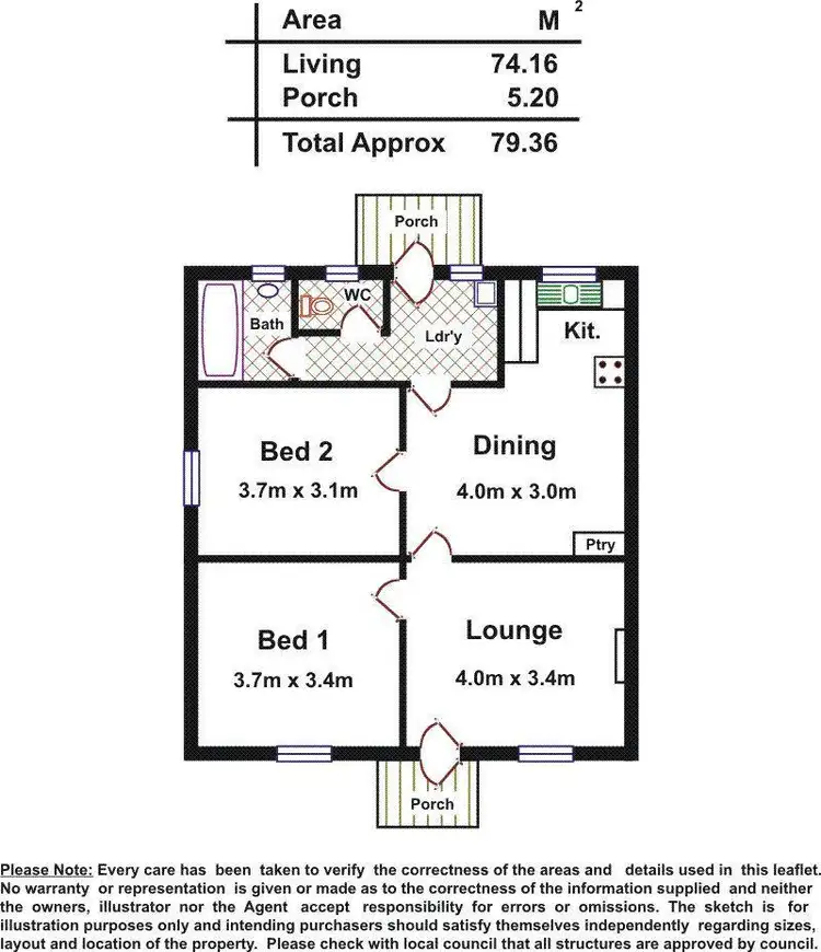 Floorplan of Homely house listing, 58 Northolt Road, Osborne SA 5017