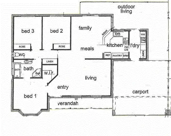 Floorplan of Homely house listing, 3/8 Taylor Drive, Mildura VIC 3500