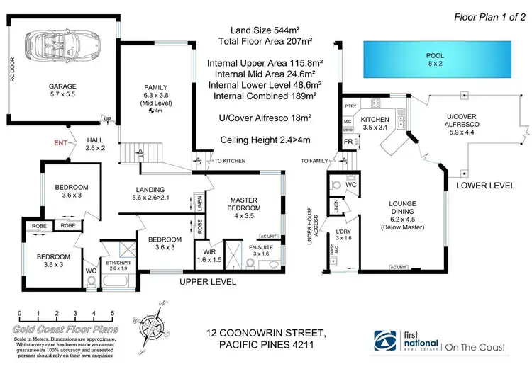 Floorplan of Homely house listing, 12 Coonowrin Street, Pacific Pines QLD 4211