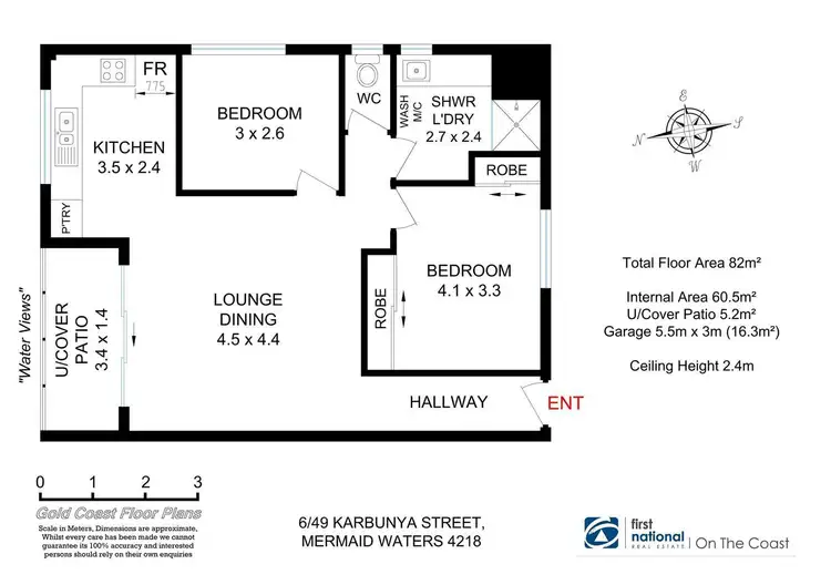 Floorplan of Homely apartment listing, 6/49 Karbunya Street, Mermaid Waters QLD 4218