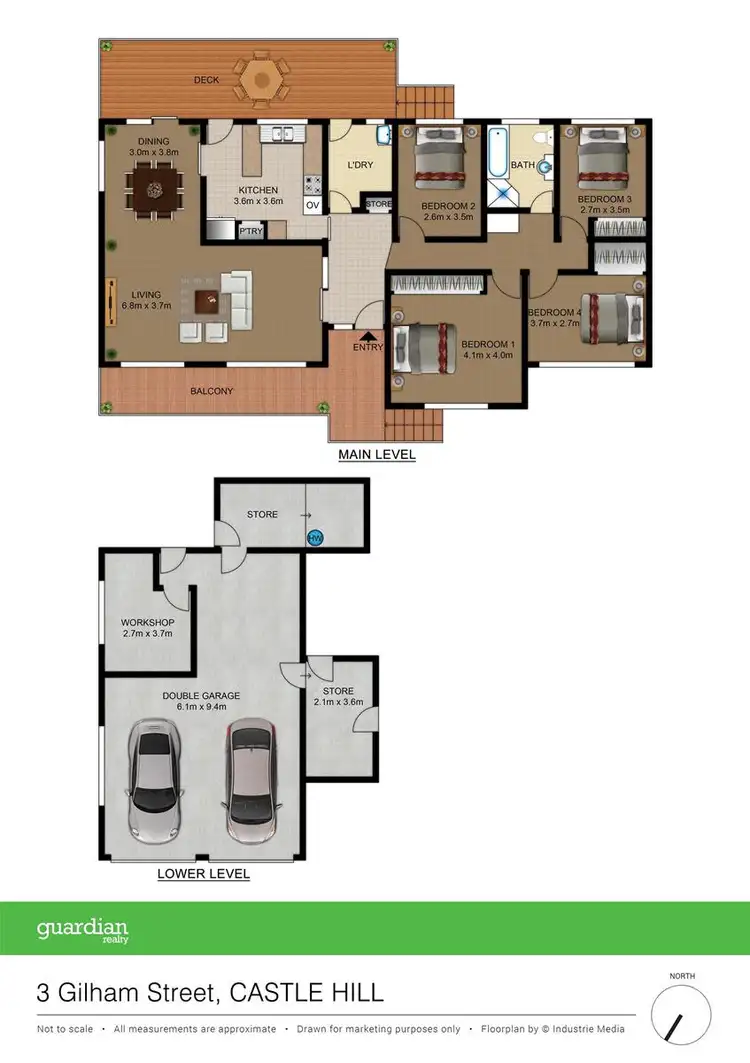 Floorplan of Homely house listing, 3 Gilham Street, Castle Hill NSW 2154