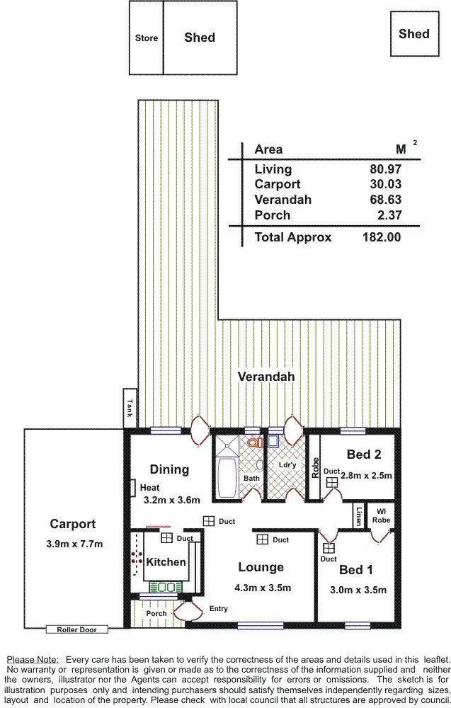 Floorplan of Homely house listing, 12 Stewart Court, Kidman Park SA 5025