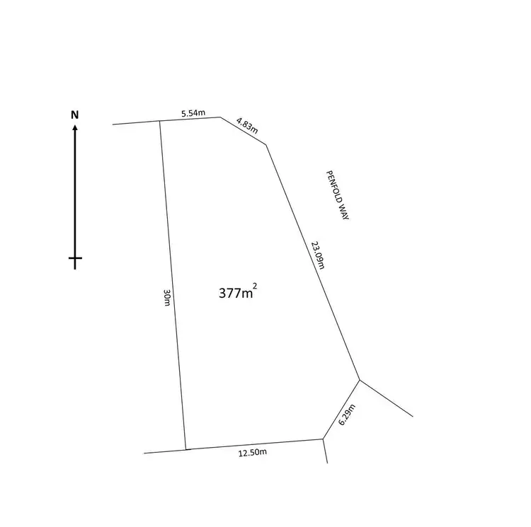Floorplan of Homely land listing, 5 Penfold Way, Mclaren Vale SA 5171