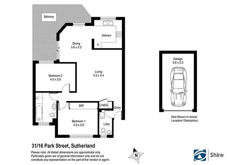 Floorplan of Homely apartment listing, 31/16 Park Street, Sutherland NSW 2232