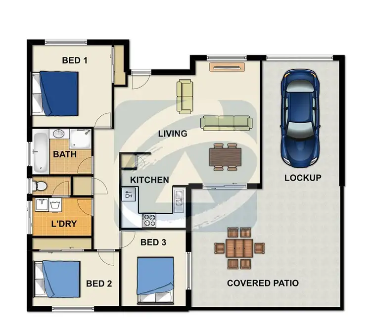 Floorplan of Homely house listing, 13 Ryan Street, Loganlea QLD 4131