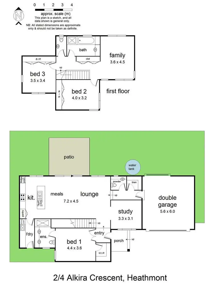 Floorplan of Homely house listing, 2/4 Alkira Court, Heathmont VIC 3135