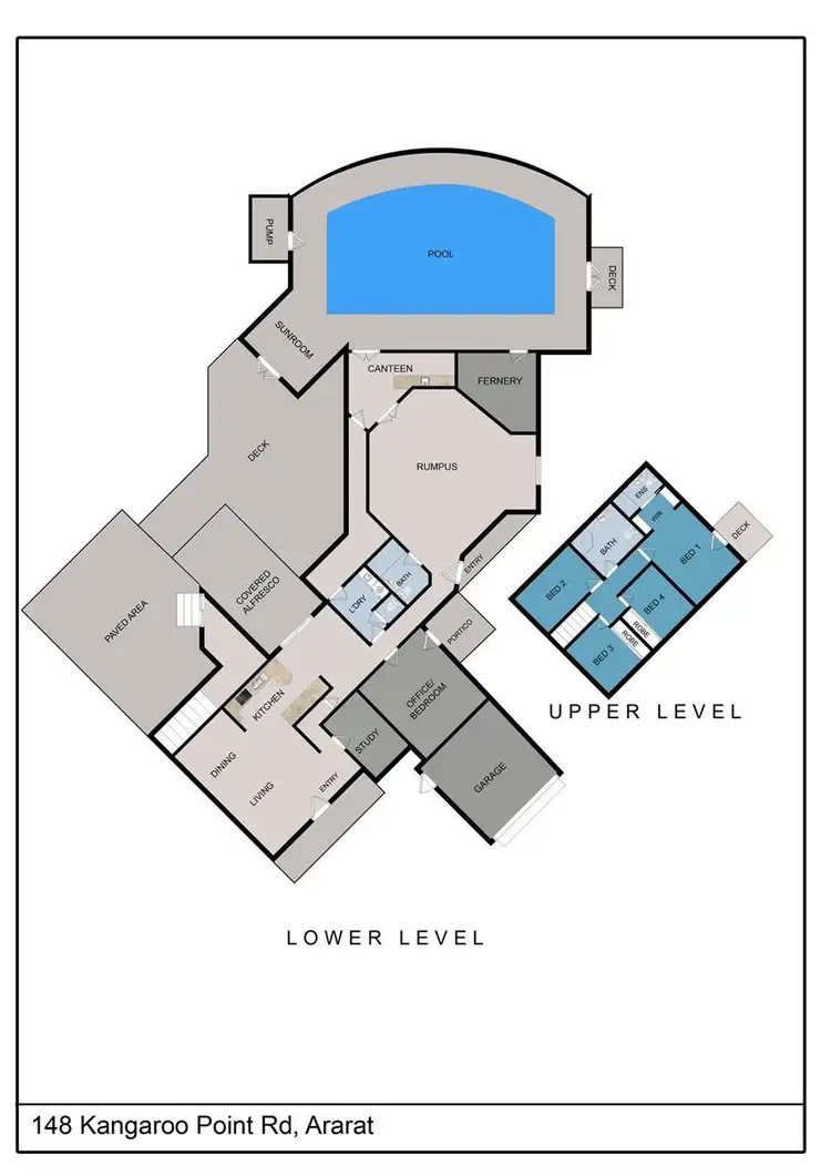 Floorplan of Homely rural property listing, 148 Kangaroo Point Road, Deenicull Creek, Ararat VIC 3377