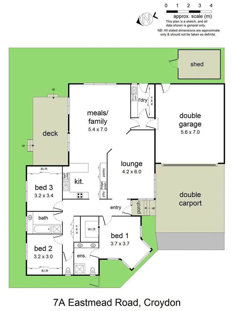 Floorplan of Homely house listing, 7A Eastmead Road, Croydon VIC 3136