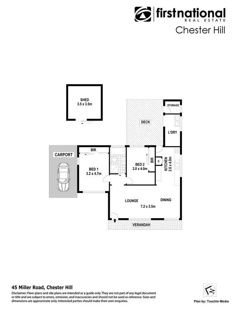 Floorplan of Homely house listing, 45 Miller Road, Chester Hill NSW 2162
