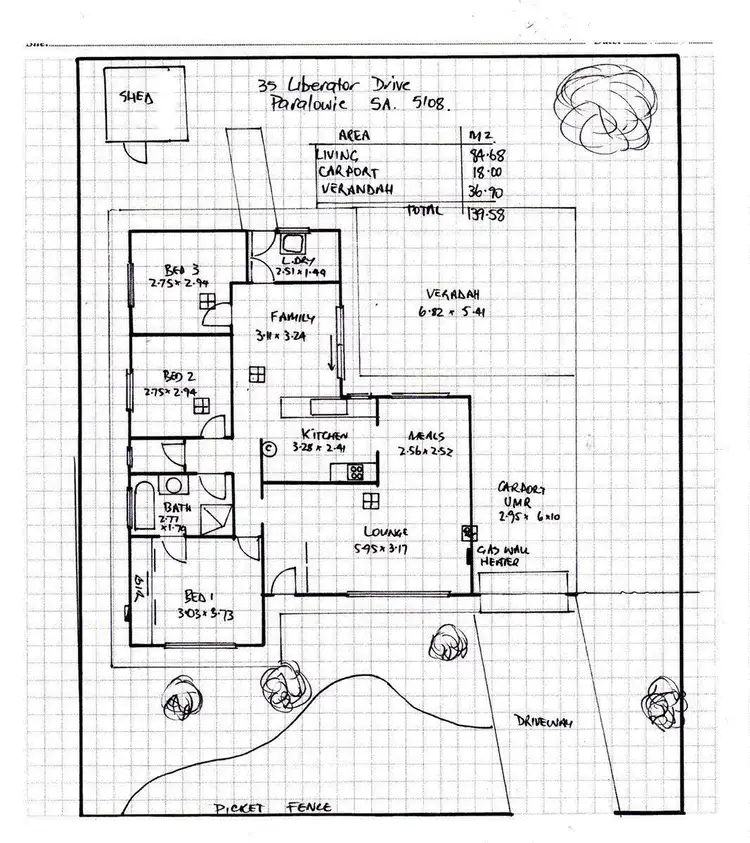 Floorplan of Homely house listing, 35 Liberator Drive, Paralowie SA 5108