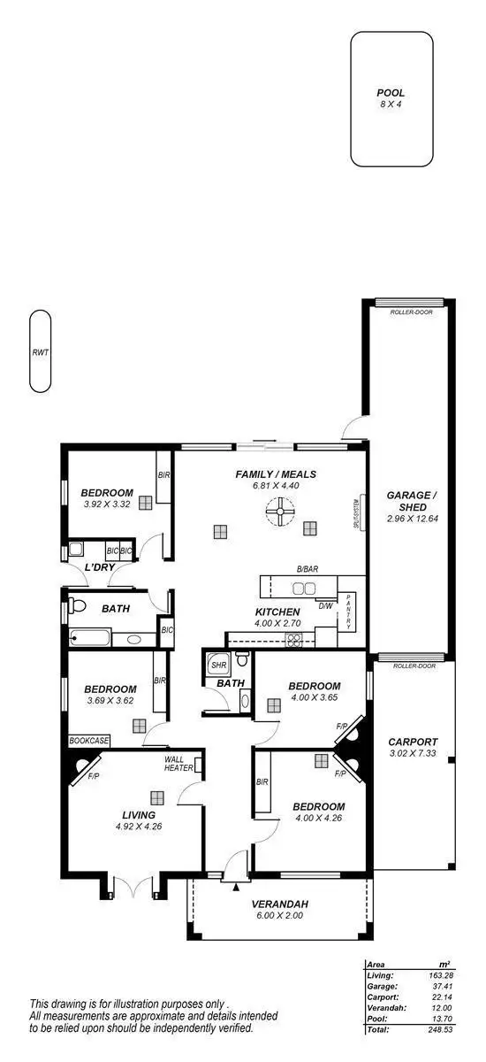 Floorplan of Homely house listing, 10 Ashbourne Avenue, Kingswood SA 5062