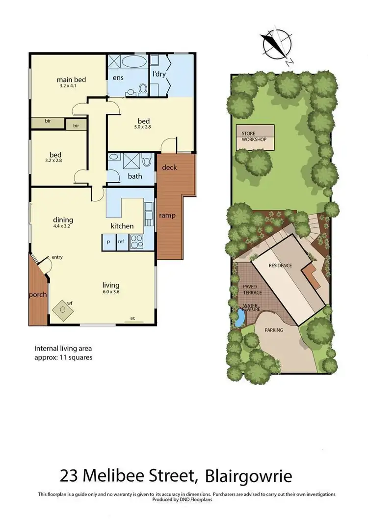Floorplan of Homely house listing, 23 Melibee Street, Blairgowrie VIC 3942
