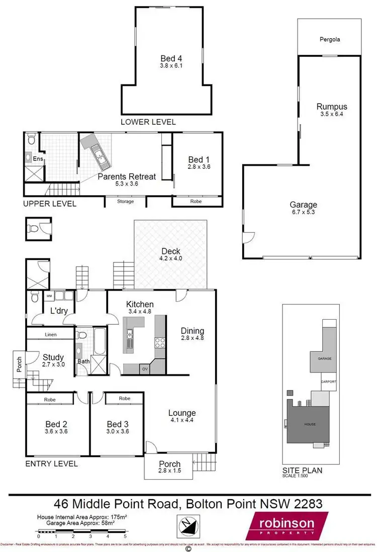 Floorplan of Homely house listing, 46 Middle Point Road, Bolton Point NSW 2283