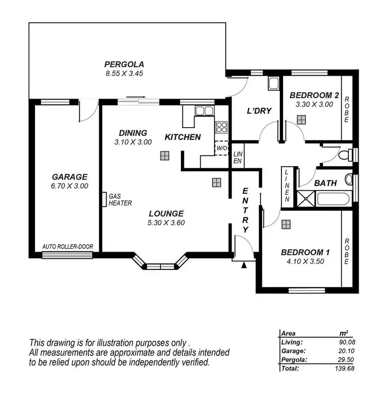 Floorplan of Homely unit listing, 3/58-60 Luhrs Road, Payneham South SA 5070