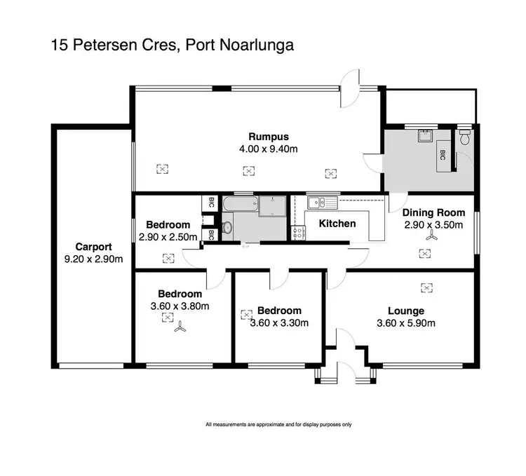 Floorplan of Homely house listing, 15 Petersen Crescent, Port Noarlunga SA 5167
