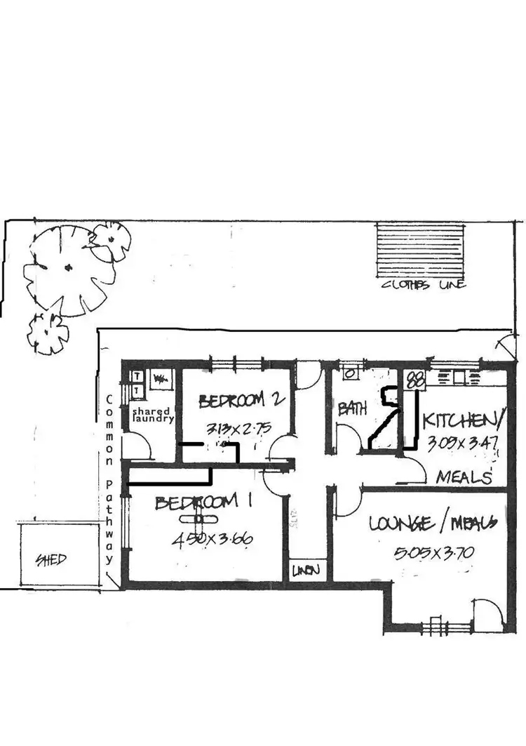 Floorplan of Homely unit listing, 5/11 Price Avenue, Klemzig SA 5087