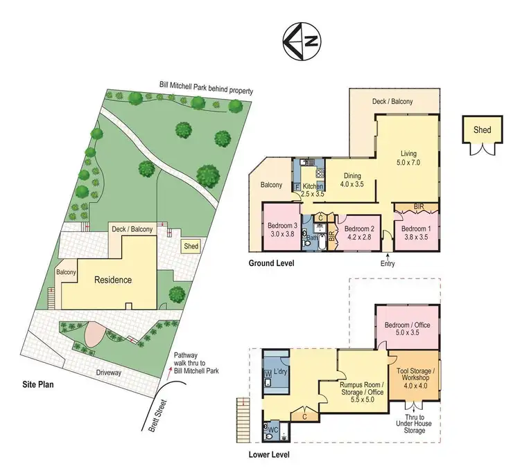 Floorplan of Homely house listing, 1 Brett Street, Tennyson Point NSW 2111