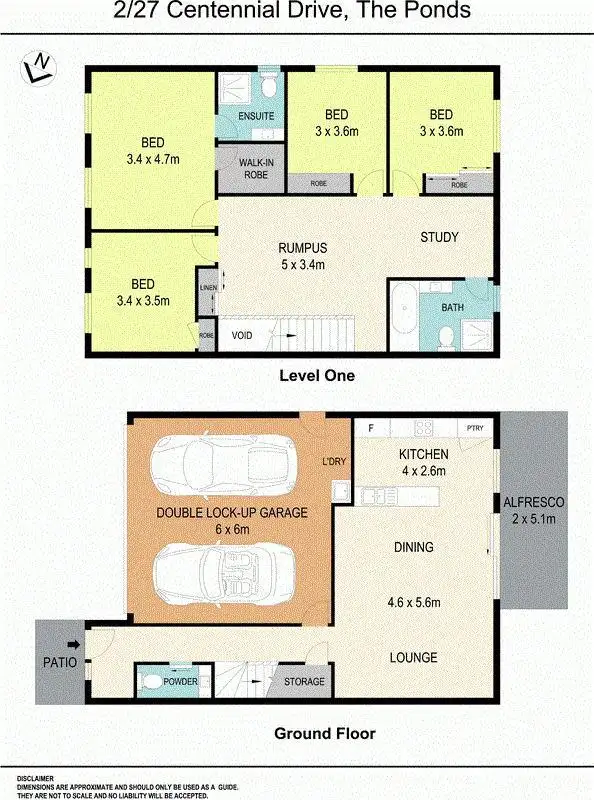 Floorplan of Homely house listing, 27A Centennial Drive, The Ponds NSW 2769