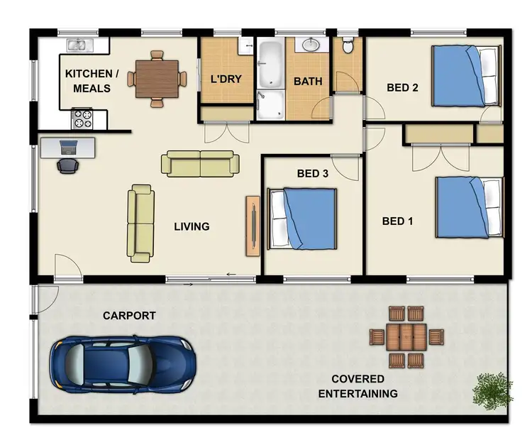 Floorplan of Homely house listing, Address available on request