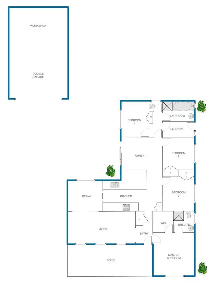 Floorplan of Homely house listing, 22 Riverview Crescent, Eumemmerring VIC 3177