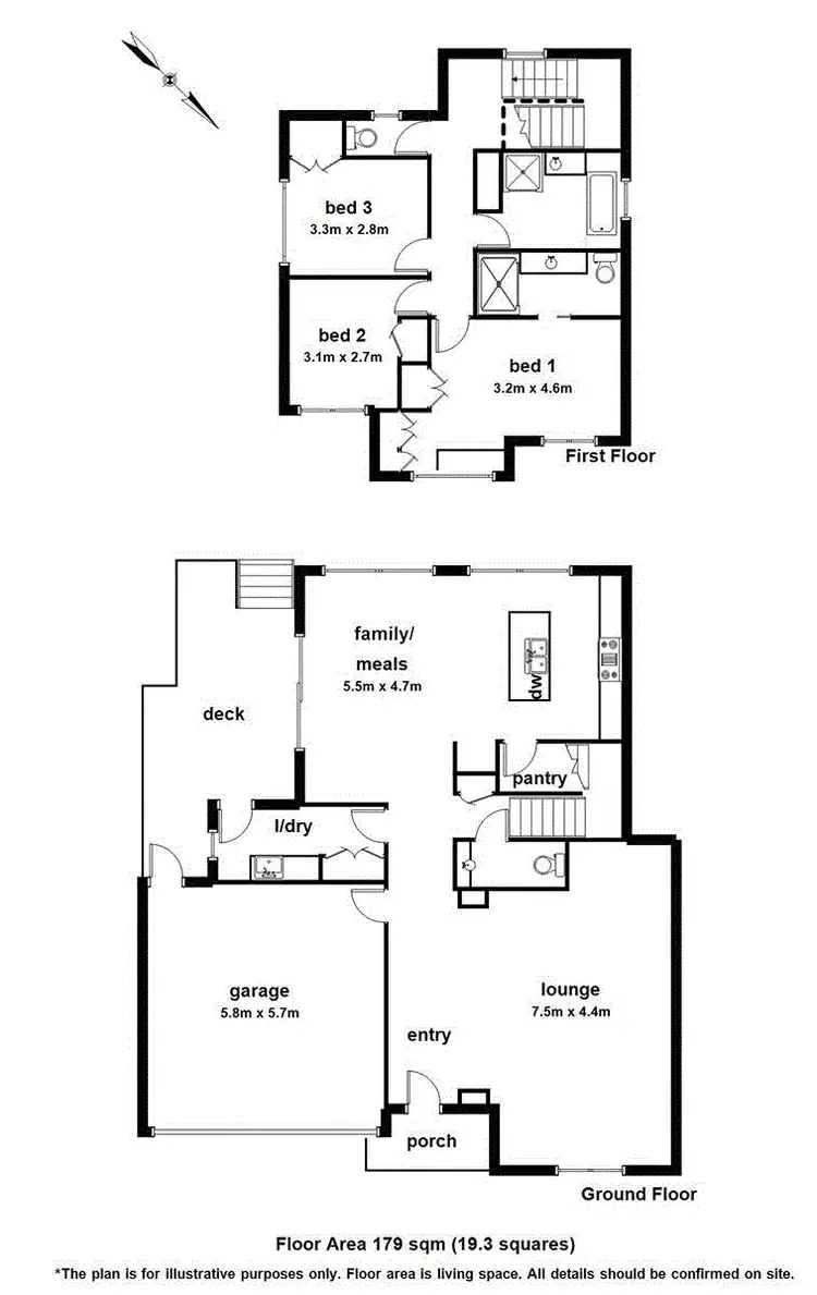 Floorplan of Homely townhouse listing, 10B Palmerston Street, Berwick VIC 3806