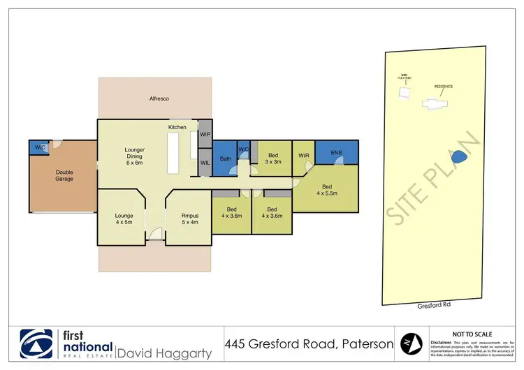 Floorplan of Homely rural property listing, 445 Gresford Road, Paterson NSW 2421