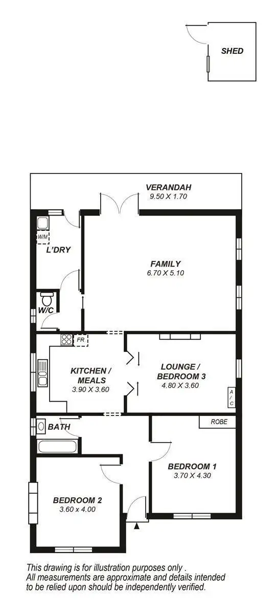 Floorplan of Homely house listing, 15 Pleasant Avenue, Glandore SA 5037
