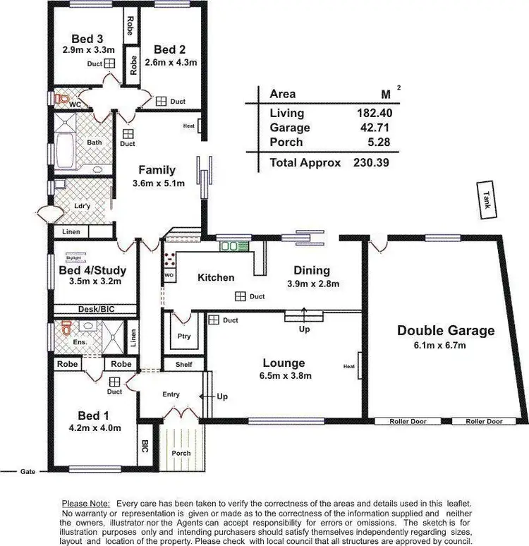 Floorplan of Homely house listing, 12 Wicks Road, Highbury SA 5089
