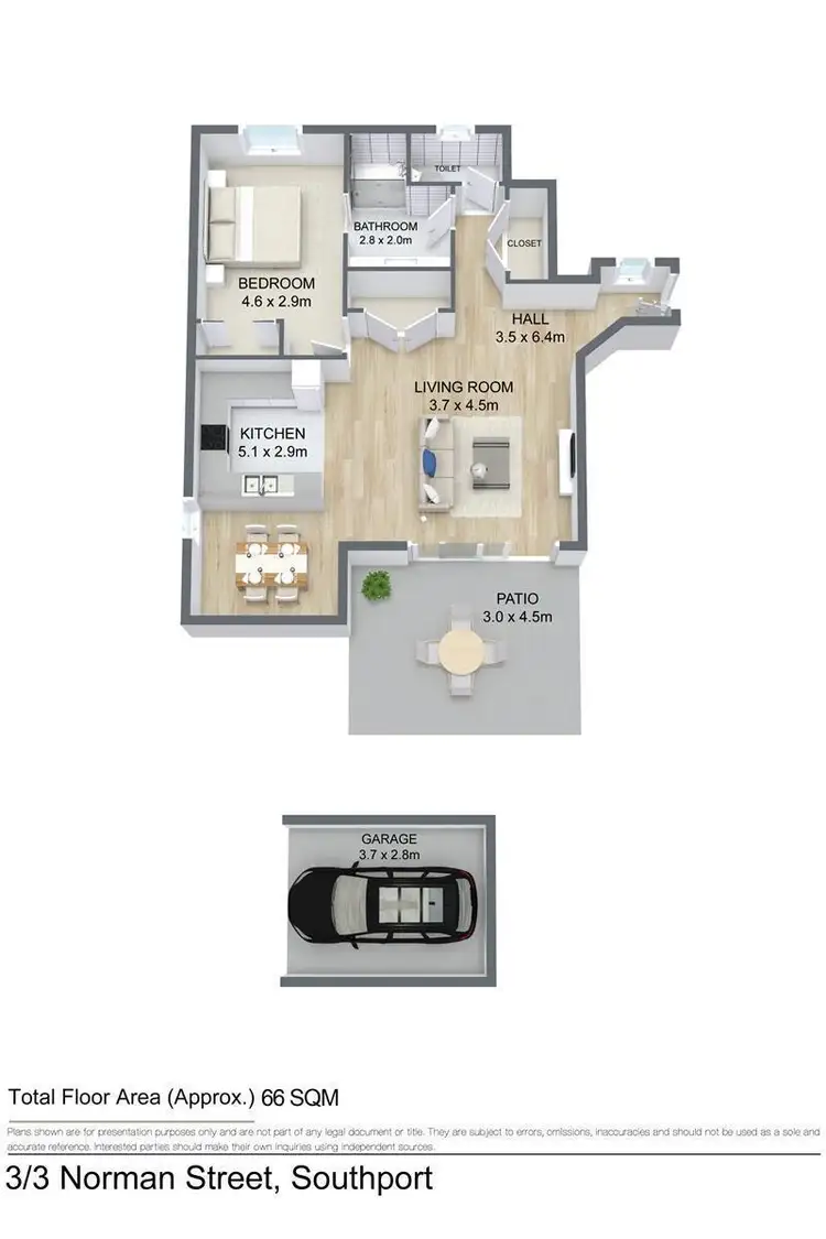 Floorplan of Homely apartment listing, 3/3 Norman Street, Southport QLD 4215