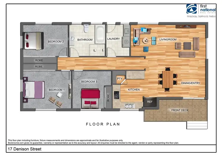 Floorplan of Homely house listing, 17 Denison Street, Nebo QLD 4742