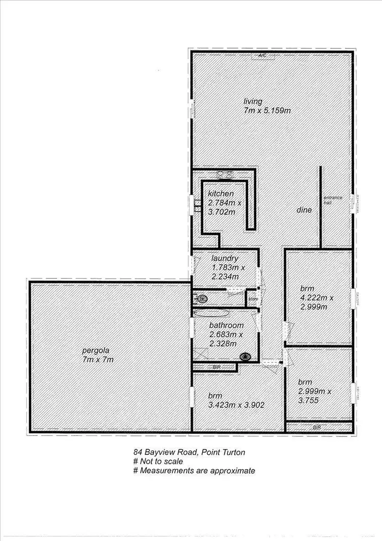 Floorplan of Homely house listing, 84 Bayview Road, Point Turton SA 5575