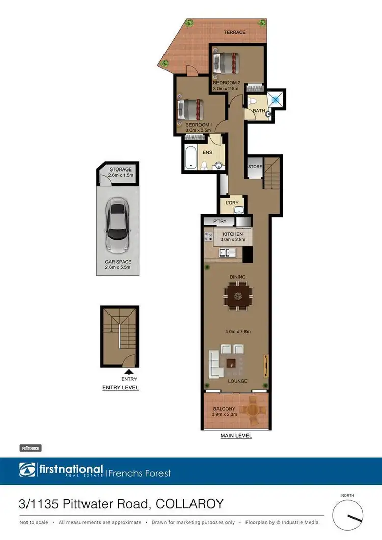 Floorplan of Homely unit listing, 3/1135 Pittwater Road, Collaroy NSW 2097