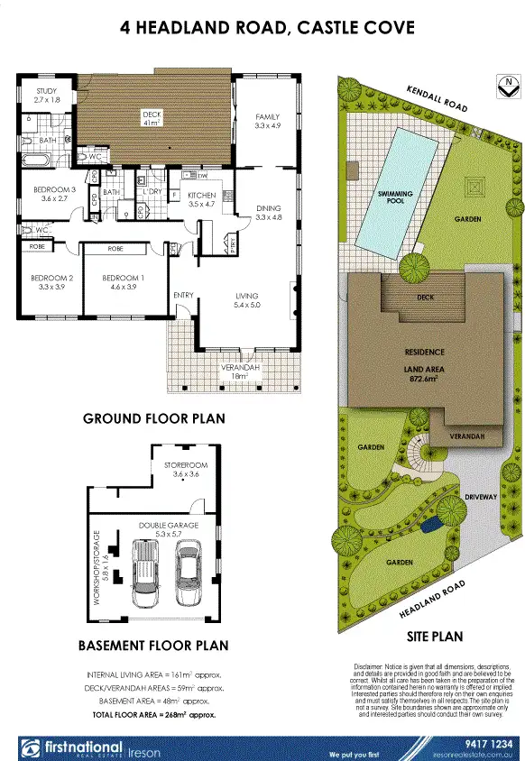 Floorplan of Homely house listing, 4 Headland Road, Castle Cove NSW 2069