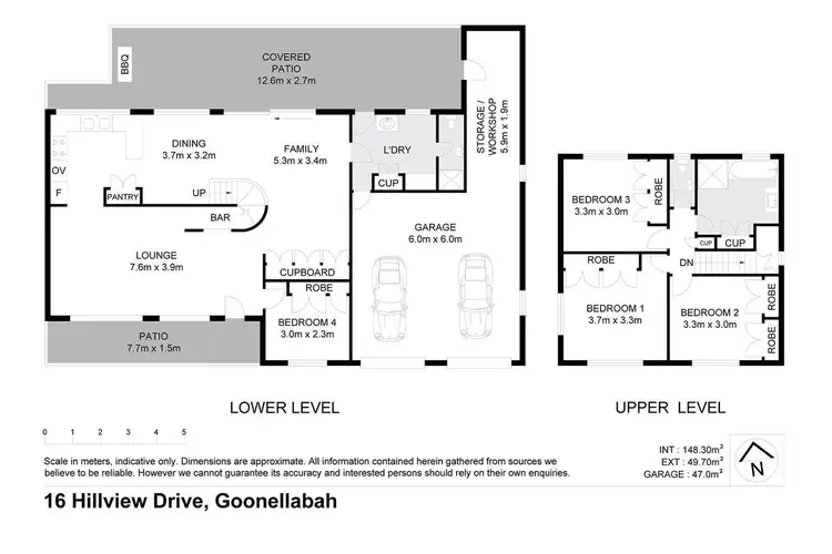 Floorplan of Homely house listing, 16 Hillview Drive, Goonellabah NSW 2480