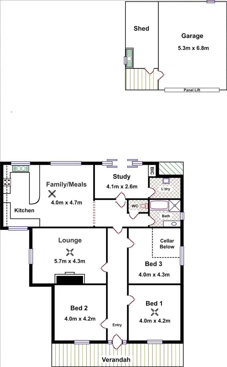 Floorplan of Homely house listing, 27 Wheaton Road, Stepney SA 5069