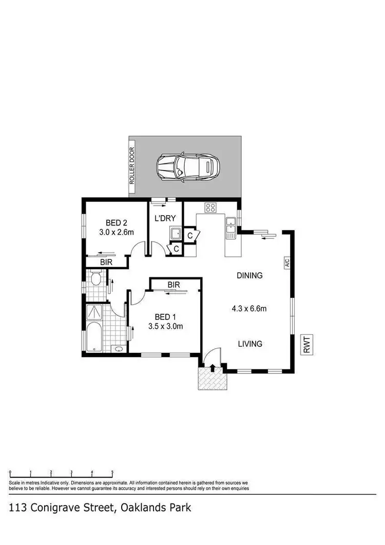 Floorplan of Homely house listing, 1/13 Conigrave Street, Oaklands Park SA 5046
