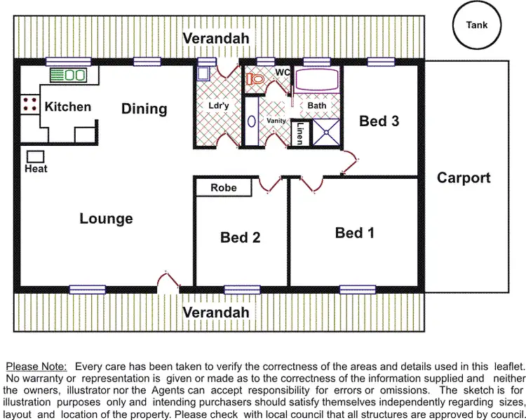 Floorplan of Homely house listing, 10 Allen Avenue, Mount Barker SA 5251