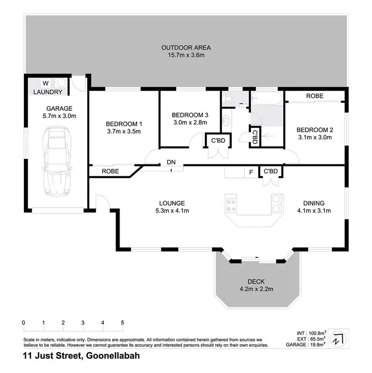 Floorplan of Homely house listing, 11 Just Street, Goonellabah NSW 2480