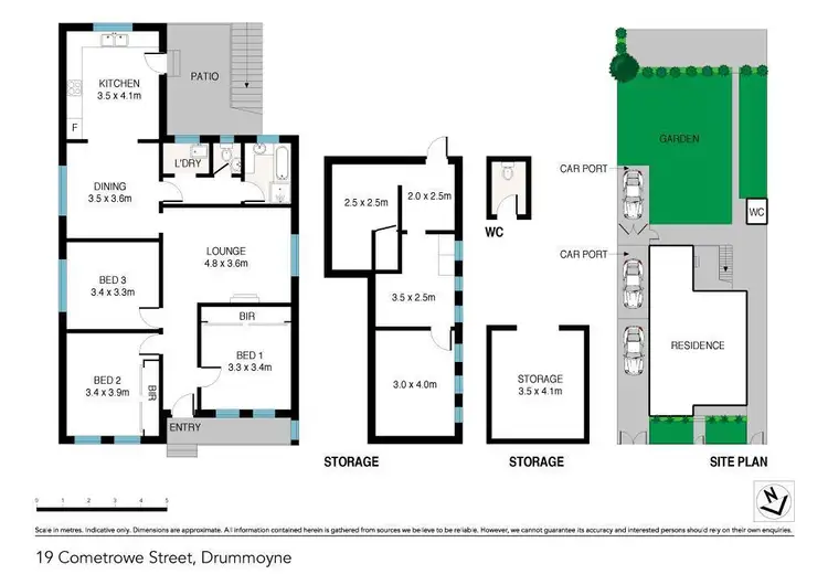 Floorplan of Homely house listing, 19 Cometrowe Street, Drummoyne NSW 2047