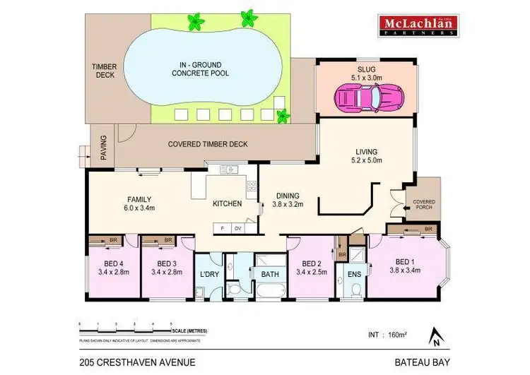 Floorplan of Homely house listing, 205 Cresthaven Avenue, Bateau Bay NSW 2261