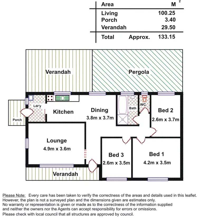 Floorplan of Homely house listing, 9 Otama Crescent, Craigmore SA 5114